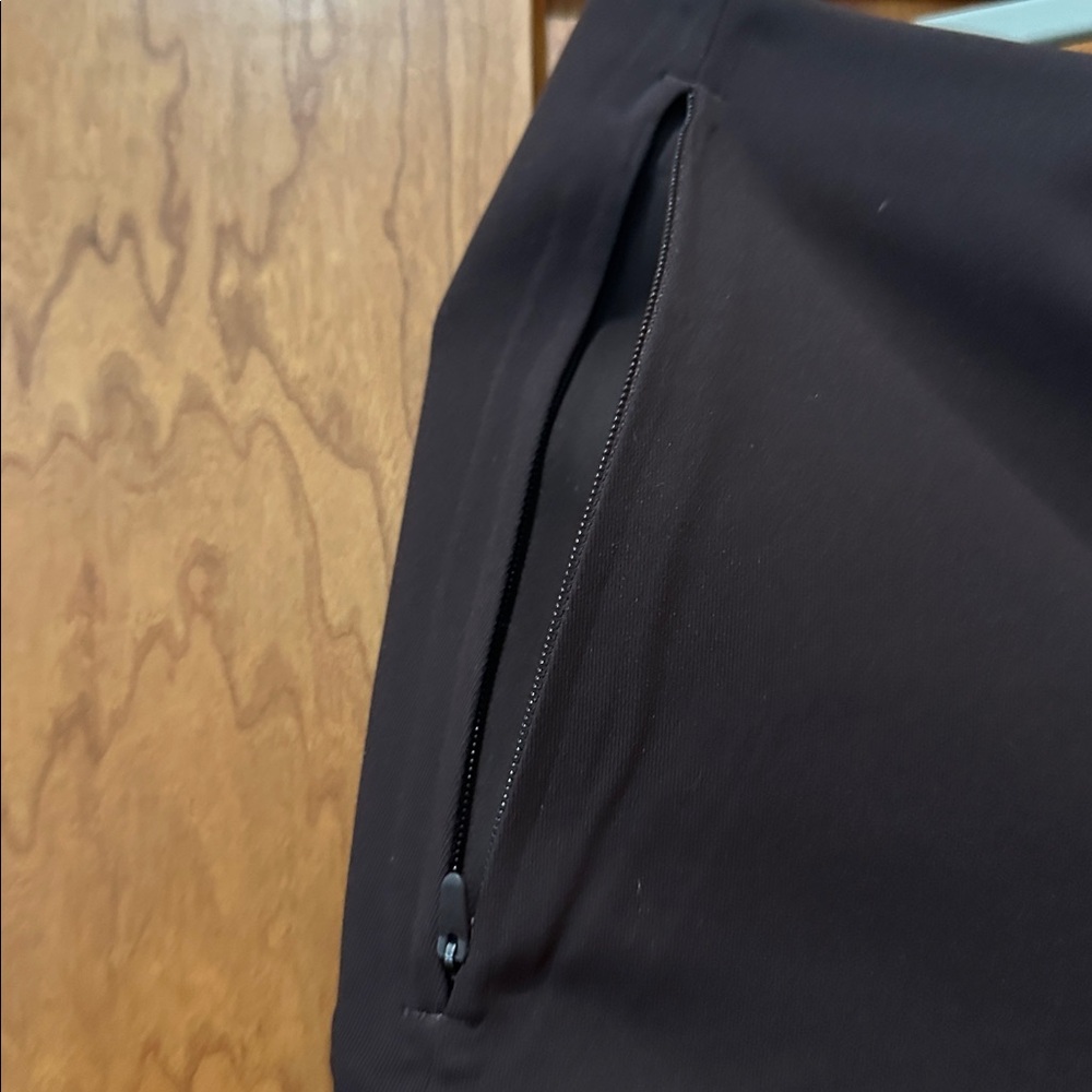 lululemon athletica brown Straight-Leg Performance Trousers 10 - Picture 4 of 5
